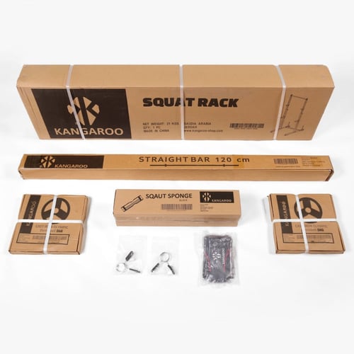 كانجرو مجموعة الاسكوات راك مع اوزان 17كيلو