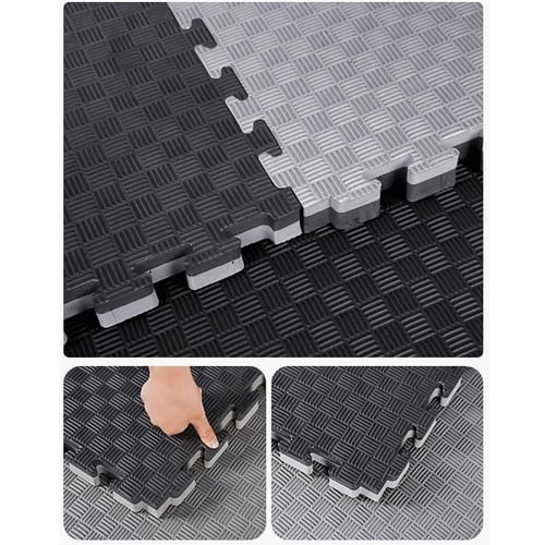 ارضيات نادي فوم اسفنجية رمادي و اسود