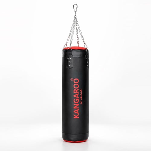 مجموعة الملاكمة | المكون من حامل وكيس ملاكمة أحمر...