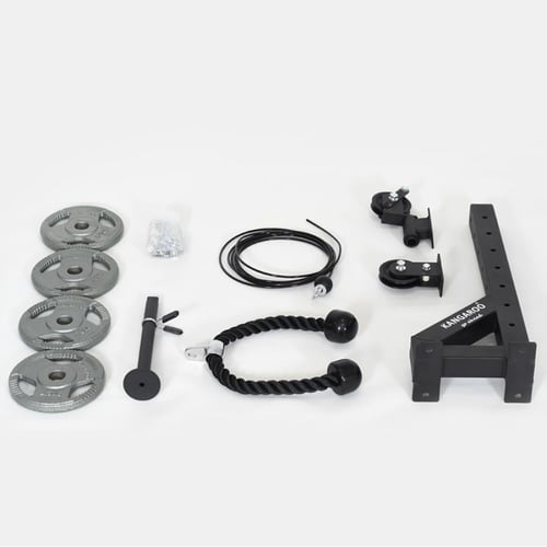 مجموعة جهاز السحب مع بكرة رفع الاثقال مزدوجة بتحكم...