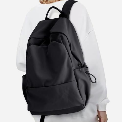 حقيبة رياضية لون اسود ضد الماء مع كابل شحن من كانج...