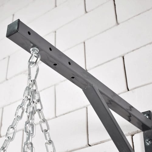 مجموعة الملاكمة | المكون من حامل وكيس ملاكمة أحمر...