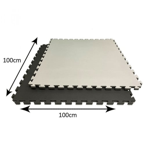 ارضيات نادي فوم اسفنجية رمادي و اسود