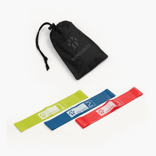 مجموعة حلقات رباط المقاومة كانجرو 3مستويات من المط...