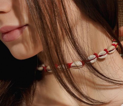 شوكر صدف أحمر