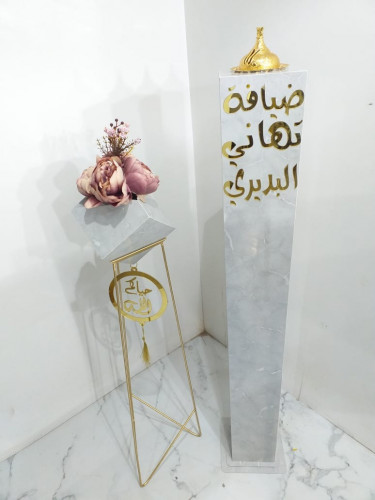 مباخر استقبال مع فازات ورد