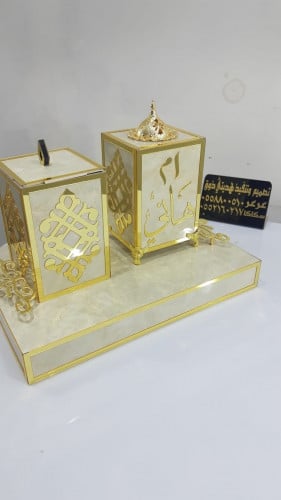 مباخر رخام بصينية سميكة