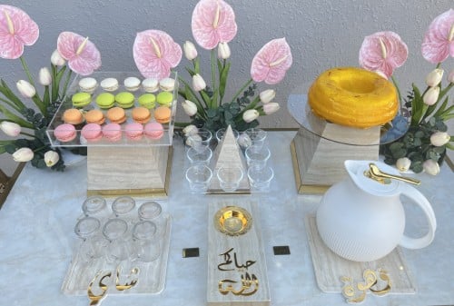 طقم ضيافة عدد 6 قطع