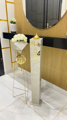 مباخر استقبال مع فازات ورد