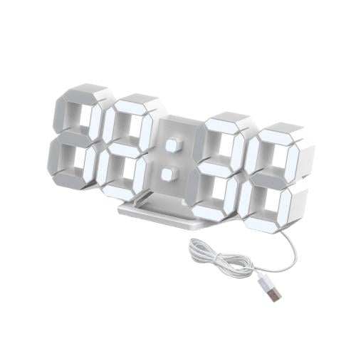 ساعة رقمية ثلاثية الأبعاد