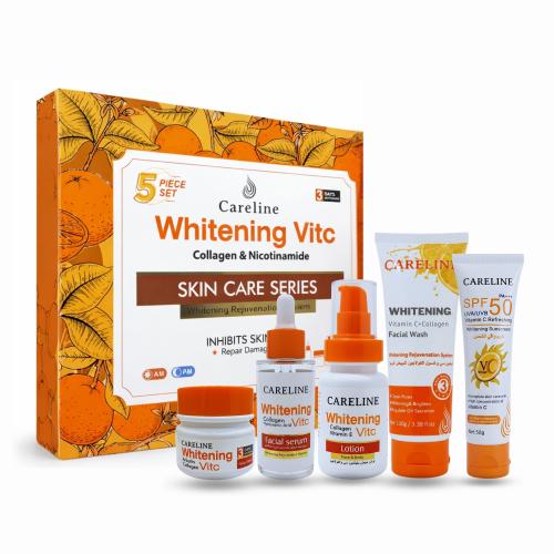 Keralaine skincare set with vitamin C and collagen 5*1