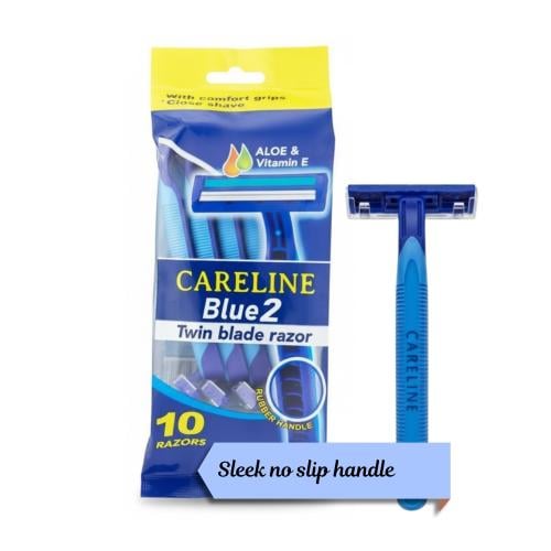 Keralaine Blue 2 men's razors 10 pieces