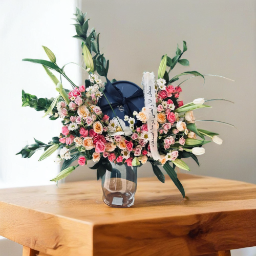 فازة فاخره مع شوكلاته هانوفيرين