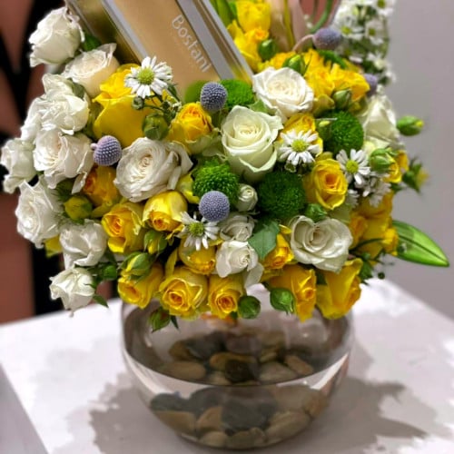 فازه سمك وشوكلاته صغير