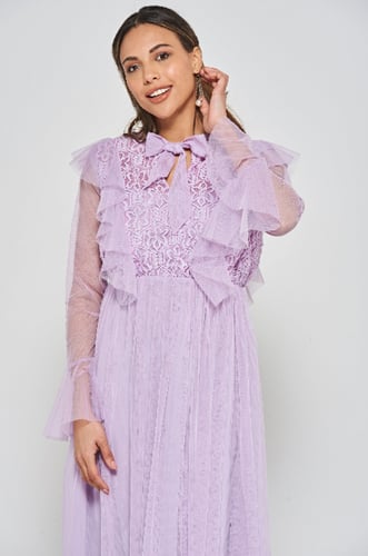 فستان Frock&Frillدانتيل ناعم