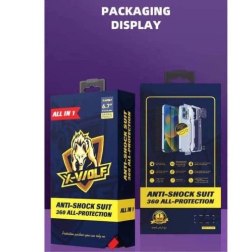 بكج لايفون 11 الي 14 -ضمان سنه من اكس وولف