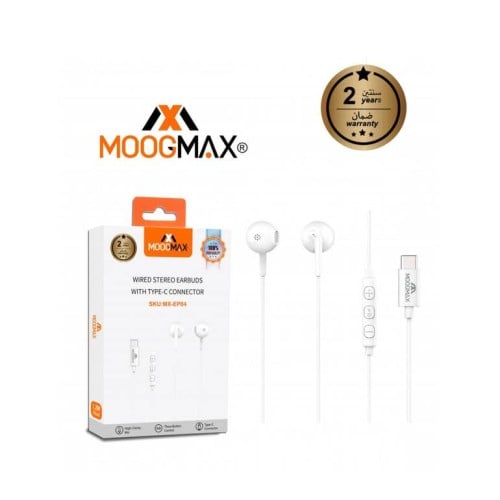 موج ماكس سماعة سلك تاب سي للايفون 15 ولاجهزة الاند...