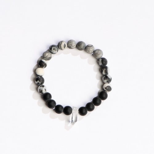 اسوارة الحدس والقوة من الأحجار الكريمة الطبيعية