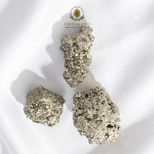 حجر البيريت Pyrite الطبيعي الخام