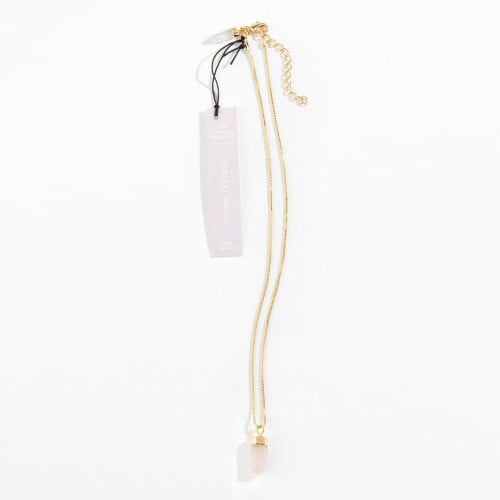 سلسال من حجر كريم طبيعي ميني Mini روز او أمثيست أو...