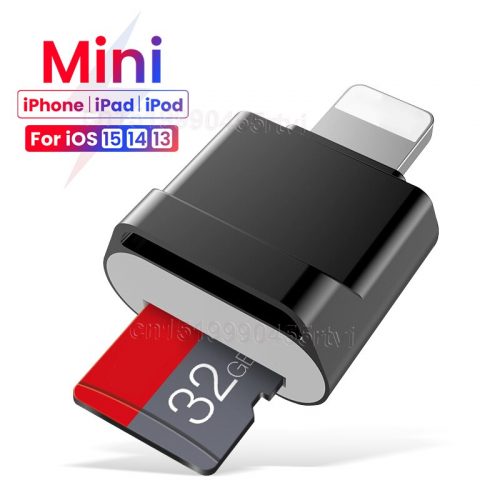 وصلة تشغيل الذاكرة على الايفون SD Card Reader for...