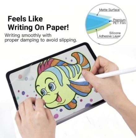 استيكر بيبر لايك ايباد 10 (2022) Paper Like Screen...