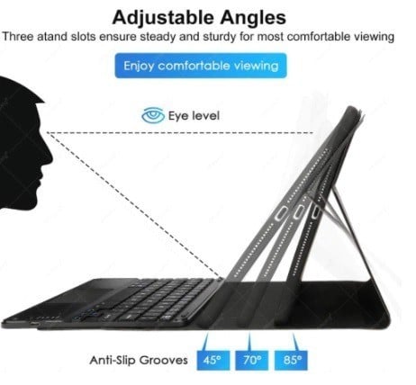 كيبورد ايباد 9 وردي - كيبورد ايباد 9 زهري