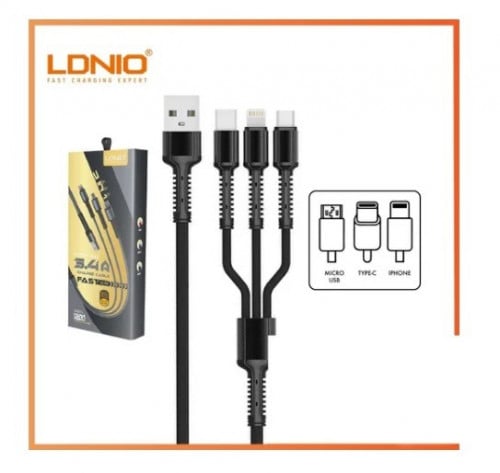 شاحن 3 في 1 LDNIO