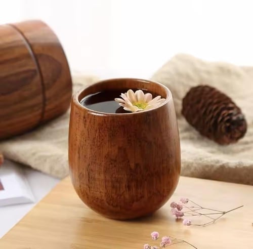 كوب خشبي - كوب متة خشبي