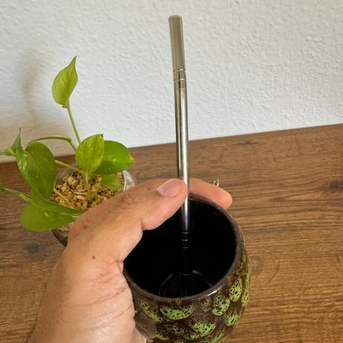 شفاط مته فضي مقاوم للصدأ - مصاص المته والمشروبات ا...