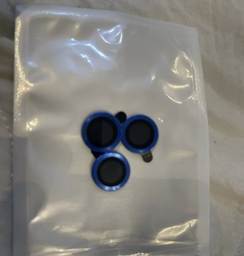 حماية كميرا ايفون 15 برو كحلي