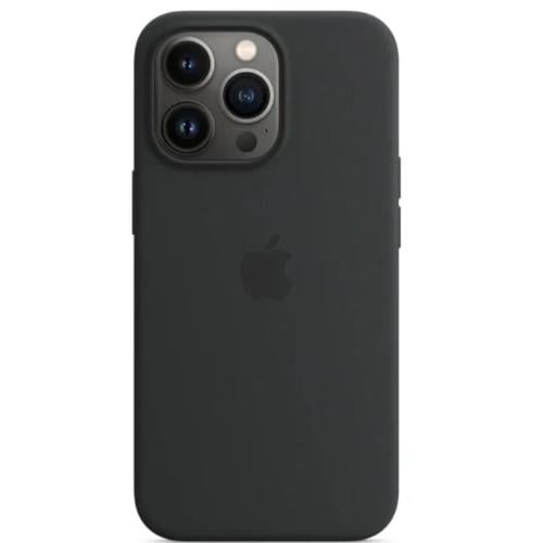 كفر ايفون 14 اسود black silicone case for iPhone 1...