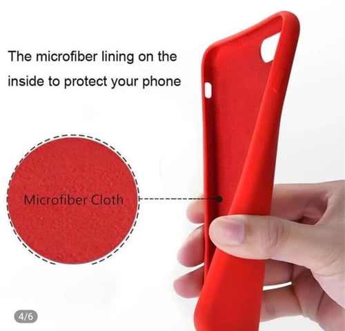 كفر ايفون 15 كحلي سليكون ميدنايت Midnight silicone...