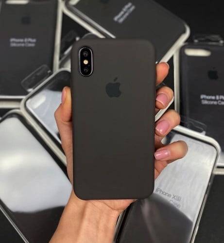 كفر ايفون اكس ار زيتوني داكن سيليكون Dark Olive si...