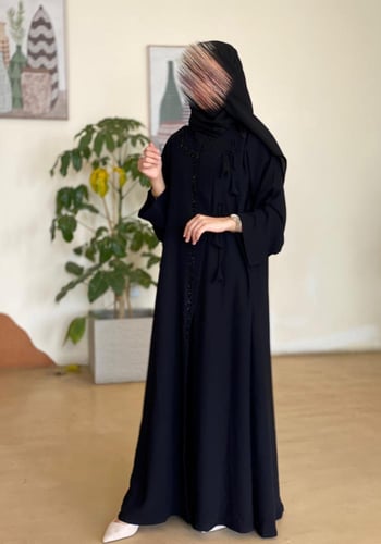 DF 8230 عباية بطرحة رحيق