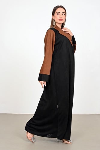 عباية بطرحة الثلوج