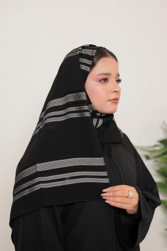طرحة افينيو 16 لون 1 اسود ياباني