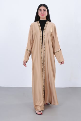 عباية بطرحة ورد 2