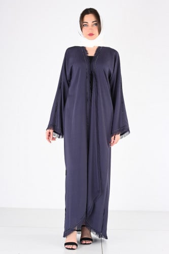 عباية بطرحة غيناء 3 لف