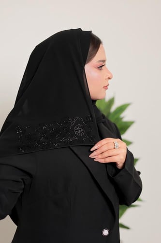 طرحة وردة كرستال