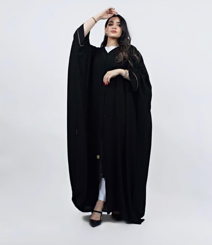 عباية بطرحة بريق الاميره