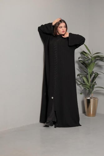 عباية بطرحة قطرات المطر