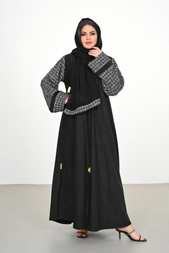 عباية بطرحة شانيل بلاس شموه 1