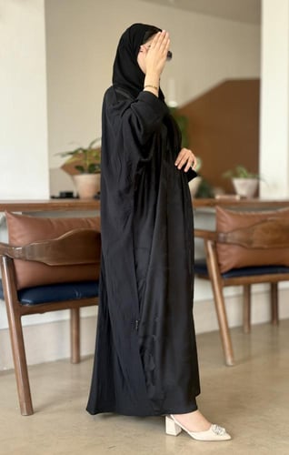 عباية بطرحة لوك مكسر