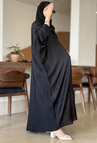 عباية بطرحة لوك مكسر