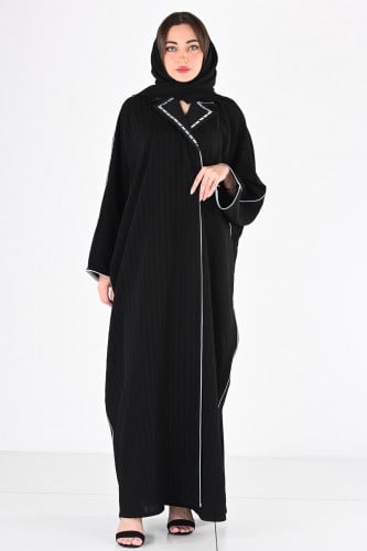 عباية بطرحة جينارا 3 لف