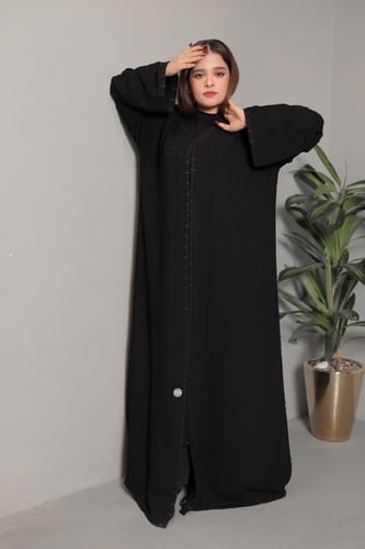 عباية بطرحة قطرات المطر