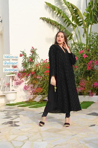 عباية بطرحة المرام قصير 5245