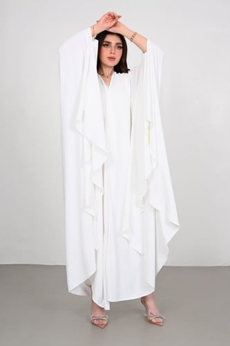 عباية بطرحة ثريا 15 لف