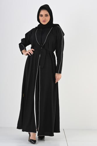 عباية بطرحة ديميتا 3 لف